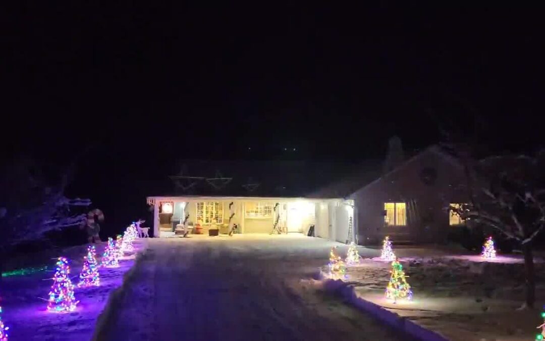 Prince George House Shines with 47,000 Christmas Lights