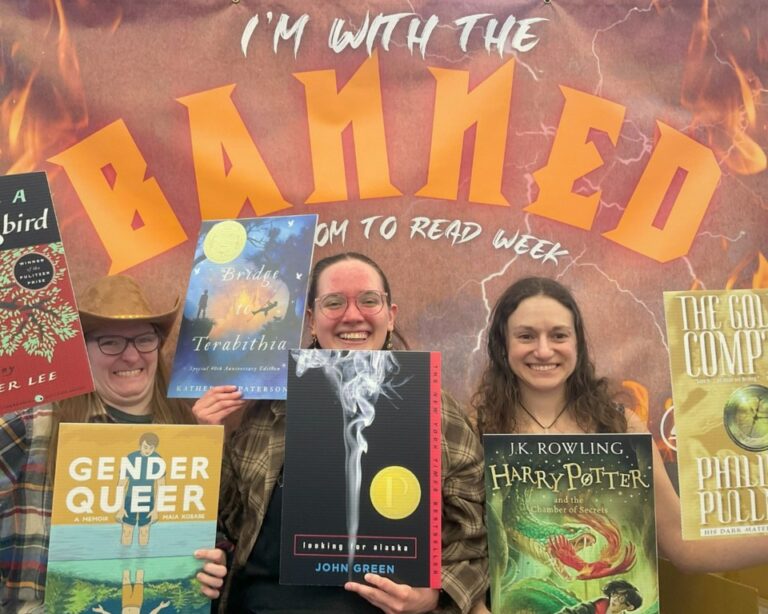 Snap a Photo with Forbidden Books at Prince George Public Library